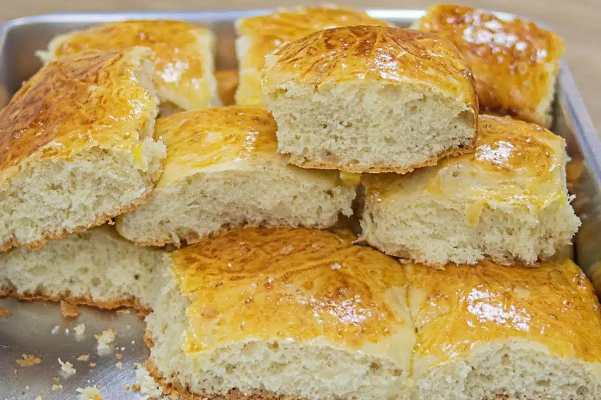 Pão pingado de colher