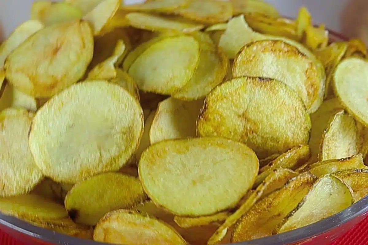 Batata chips crocante