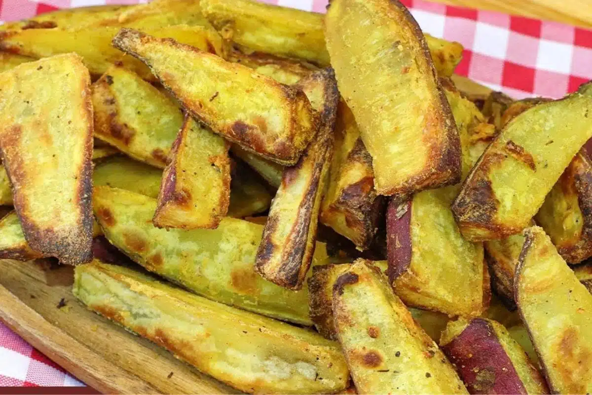 Batata doce na air fryer